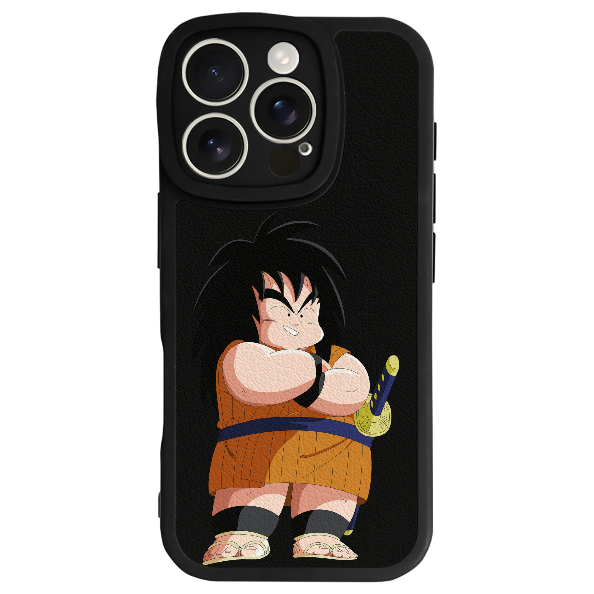 （画像用） ドラゴンボール やじろべえ DRAGON BALL Yajirobe 【iPhone 16シリーズ対応】シリコンスマホケース（レザー調） 材質：シリコン